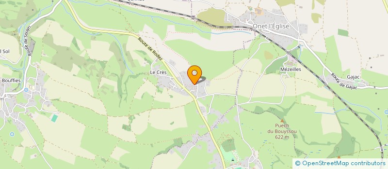 localisation de l'entreprise CASBER  SALLES-LA-SOURCE