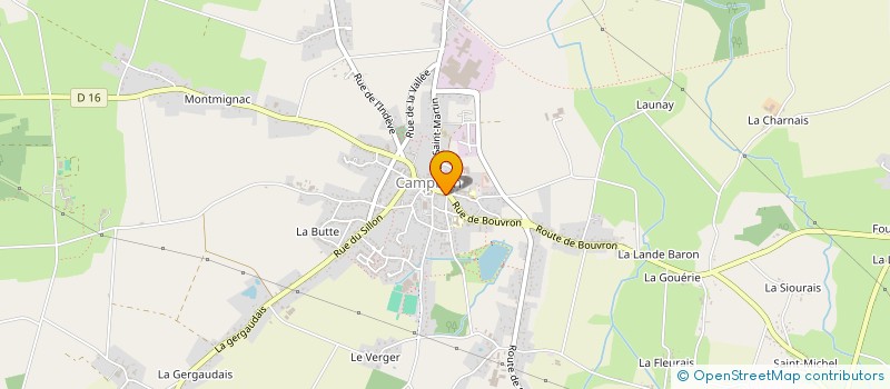 localisation de l'entreprise CASC (CAISSES A SAVON CAMPBONNAISES)  CAMPBON