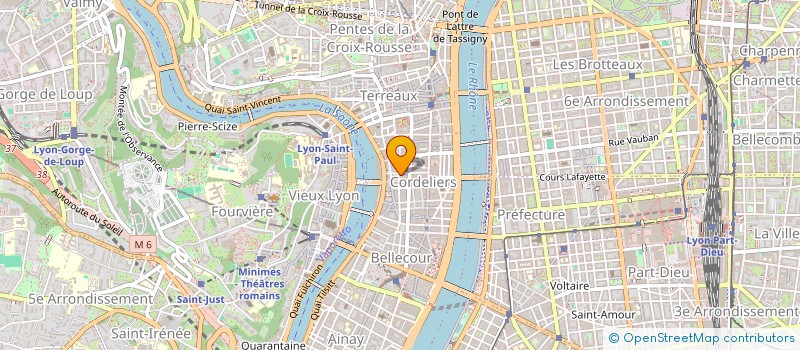 localisation de l'entreprise CASCAD'ARGENT  LYON