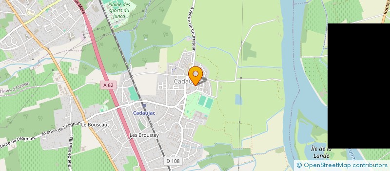 localisation de l'entreprise CASCADE  CADAUJAC