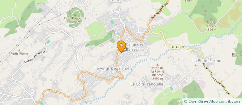 localisation de l'entreprise CASCADE DELICE à LE TAMPON