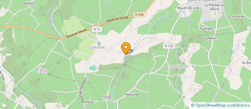 localisation de l'entreprise CASCADE FINANCE  GREZILLAC