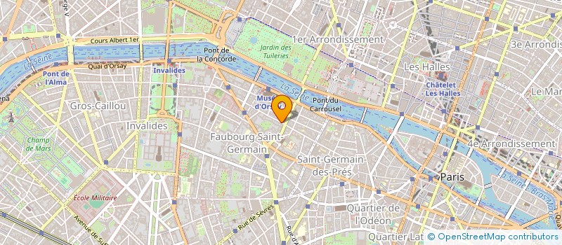 localisation de l'entreprise CASCADE ILE DE FRANCE à PARIS