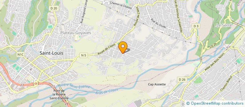 localisation de l'entreprise CASCADE MALOYA  SAINT-LOUIS