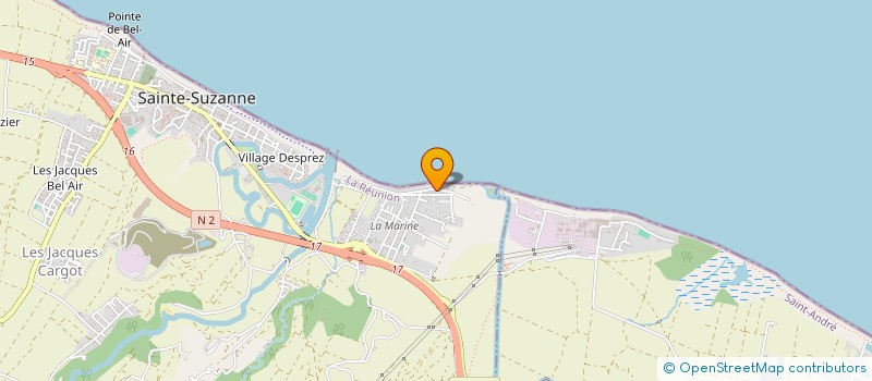 localisation de l'entreprise CASCADE OI  SAINTE-SUZANNE