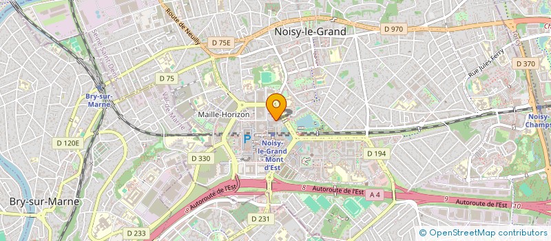 localisation de l'entreprise CASCADES CONDUITE  NOISY-LE-GRAND