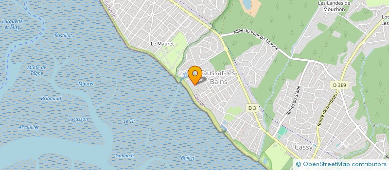 localisation de l'entreprise CASCADES DE SAINT BRICE  LANTON