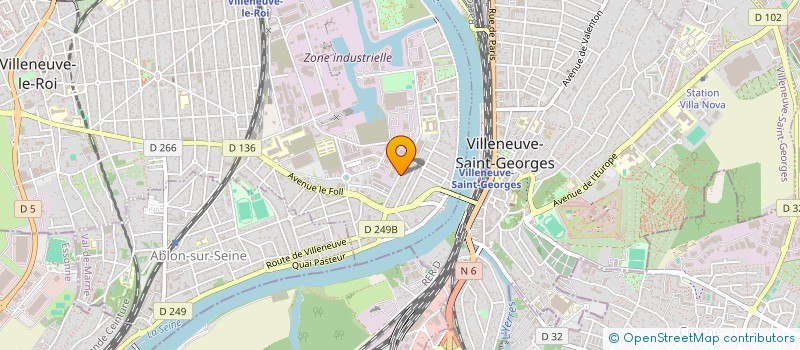 localisation de l'entreprise CASCADES MULTISERVICES à VILLENEUVE-LE-ROI