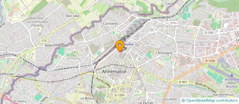 localisation de l'entreprise CASCANDRICE à ANNEMASSE