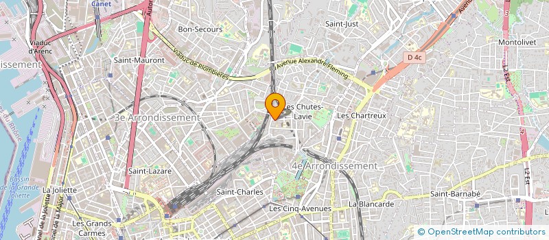 localisation de l'entreprise CASCIOPEE à MARSEILLE