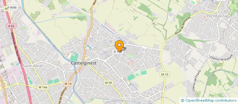 localisation de l'entreprise CASDISTRI à CASTELGINEST