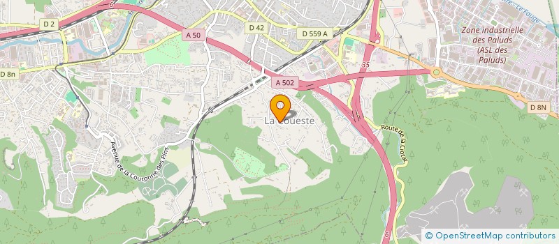 localisation de l'entreprise CASE à AUBAGNE