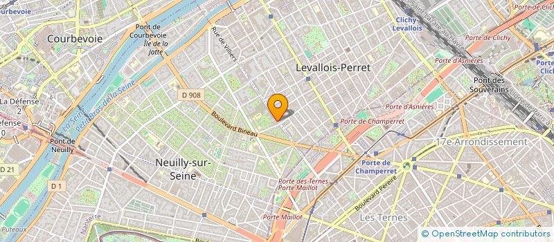 localisation de l'entreprise CASE à NEUILLY-SUR-SEINE