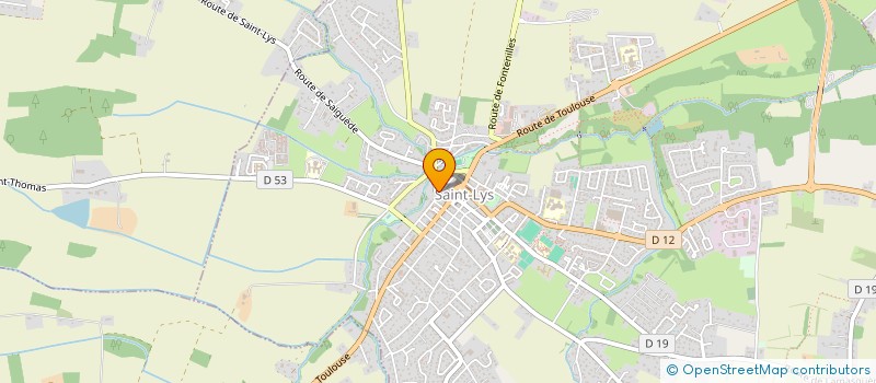 localisation de l'entreprise CASE.A.DECO  SAINT-LYS