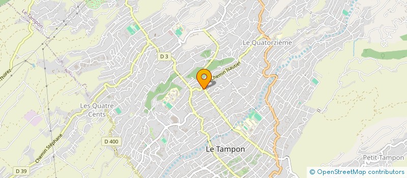 localisation de l'entreprise CASE A PATCH  LE TAMPON