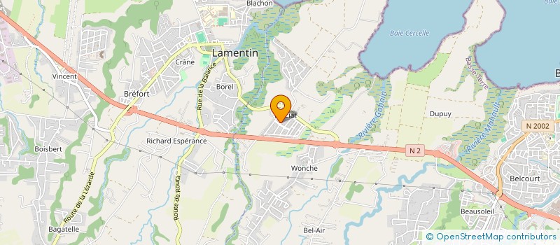 localisation de l'entreprise CASE A TI MOUNE  BAIE-MAHAULT