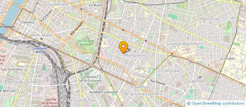 localisation de l'entreprise CASE BLANCHE  LYON