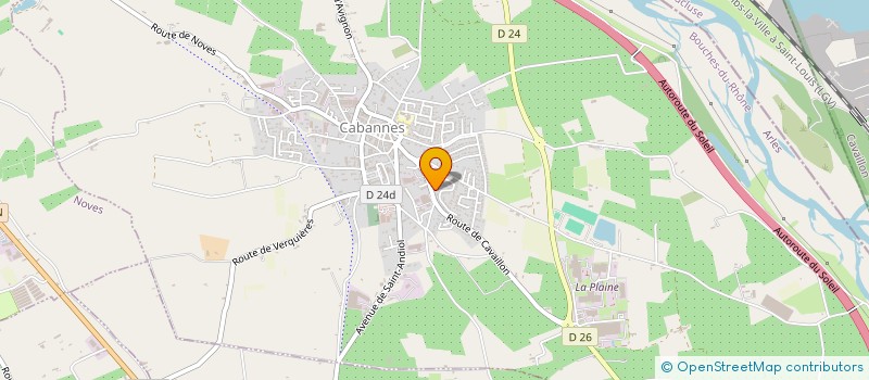 localisation de l'entreprise CASE BOURBON  CABANNES