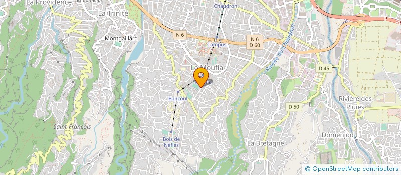 localisation de l'entreprise CASE DES BANCOULIERS à SAINT-DENIS
