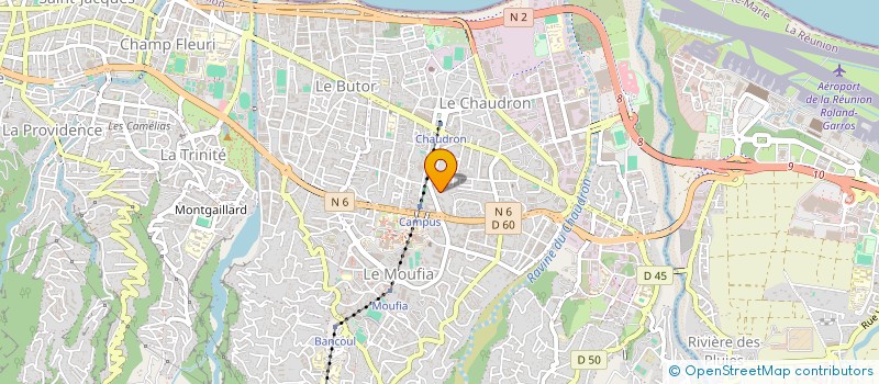 localisation de l'entreprise CASE DU CHAUDRON à SAINT-DENIS
