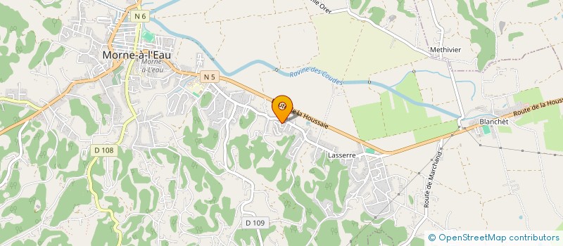 localisation de l'entreprise CASE ET BOIS à MORNE A L'EAU