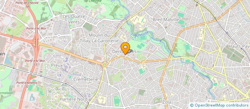 localisation de l'entreprise CASE FRANCE à NANTES