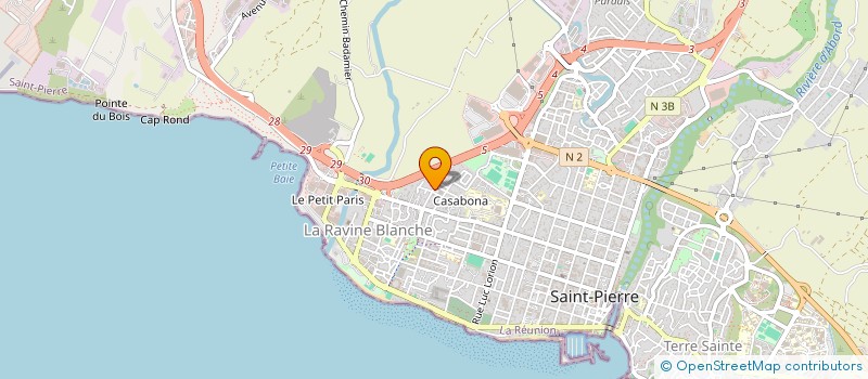 localisation de l'entreprise CASE MARMAILLONS à SAINT-PIERRE