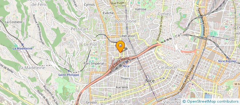 localisation de l'entreprise CASE MED SAS  NICE