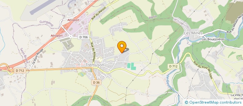 localisation de l'entreprise CASE TY  TREMUSON