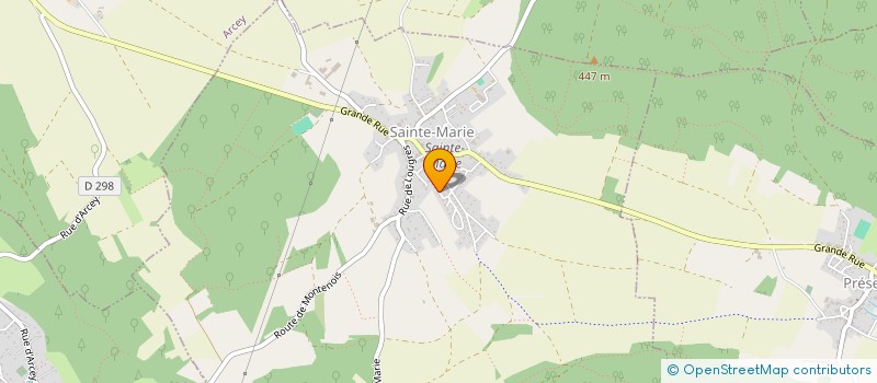 localisation de l'entreprise CASE26 à SAINTE-MARIE
