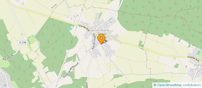 localisation de l'entreprise CASE39 à SAINTE-MARIE