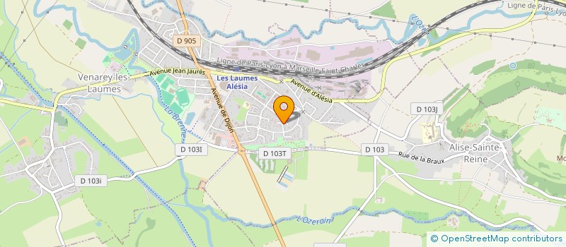 localisation de l'entreprise CASEBA GLISS AND CO  VENAREY-LES-LAUMES