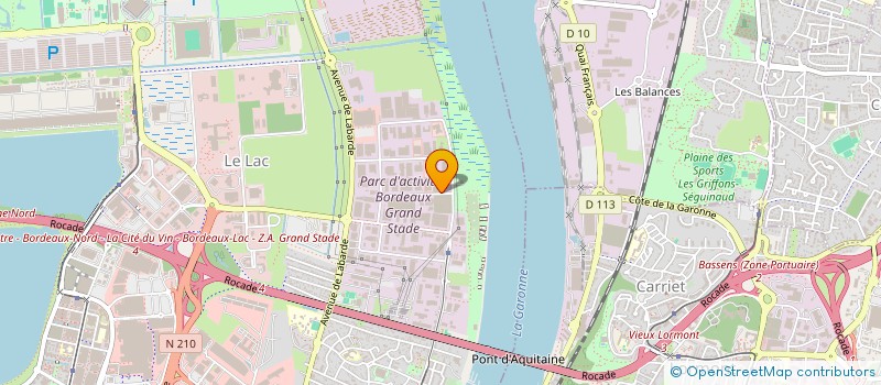 localisation de l'entreprise CASEC DATA à BORDEAUX