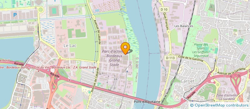 localisation de l'entreprise CASEC INERGIE à BORDEAUX