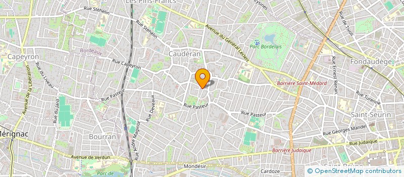 localisation de l'entreprise CASEL  BORDEAUX