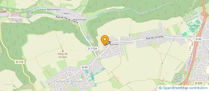 localisation de l'entreprise CASELEC  COSNES-ET-ROMAIN