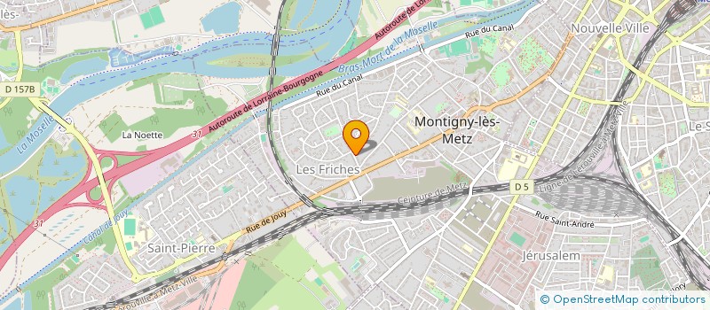 localisation de l'entreprise CASELLA 760407 à MONTIGNY-LES-METZ
