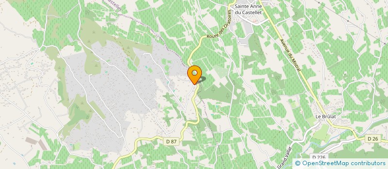 localisation de l'entreprise CASELLA DI SOLE à LA CADIERE-D'AZUR