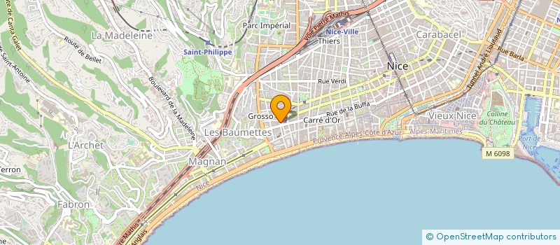 localisation de l'entreprise CASELLA NET VITRERIE à NICE
