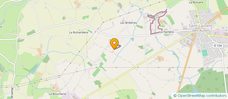 localisation de l'entreprise CASELLE  OREE-D'ANJOU