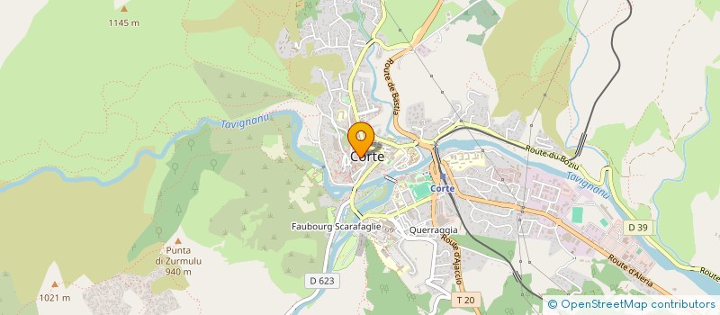 localisation de l'entreprise CASELO à CORTE