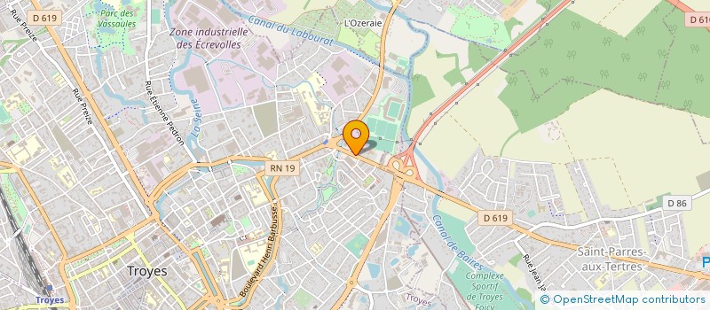 localisation de l'entreprise CASEMA à TROYES