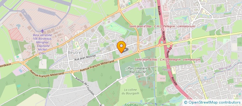 localisation de l'entreprise CASENAVE à MERIGNAC