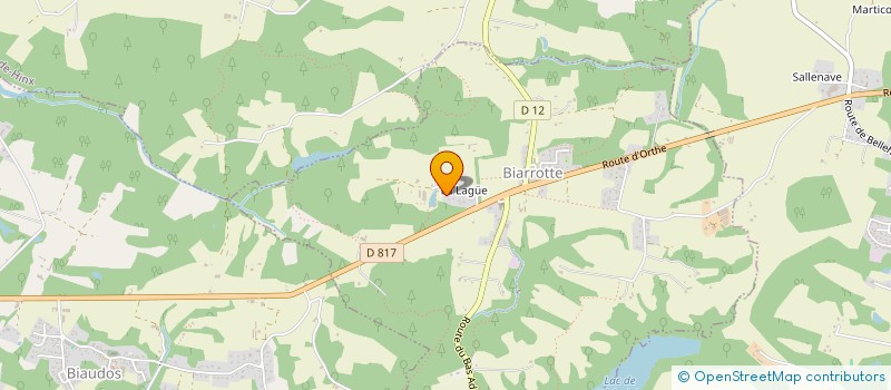 localisation de l'entreprise CASENERGIES  BIARROTTE