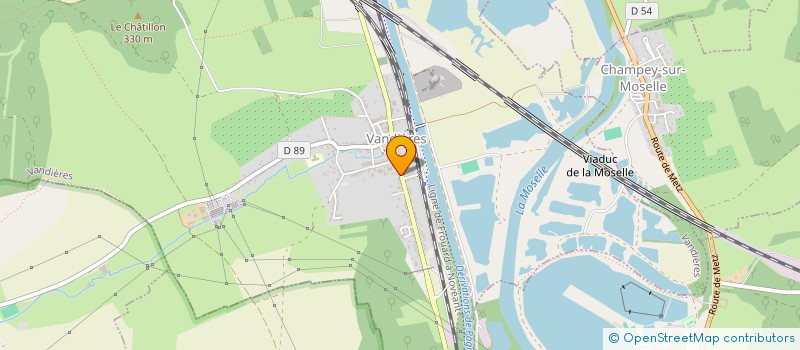 localisation de l'entreprise CASENOVE  VANDIERES