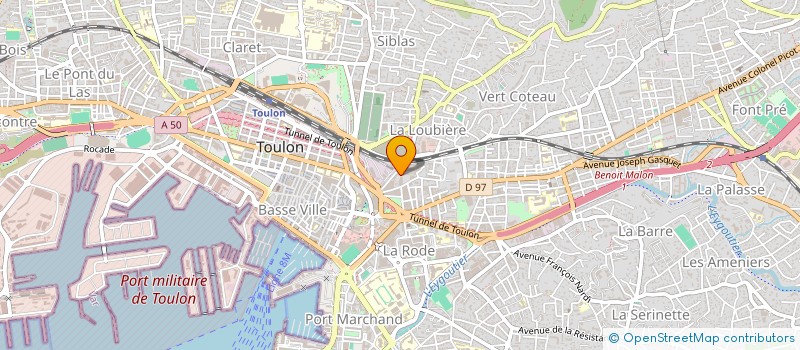 localisation de l'entreprise CASENOVE ET DE SAKNOVSKI à TOULON