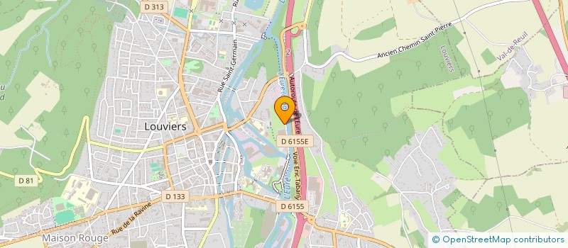 localisation de l'entreprise CASEO 27  LOUVIERS