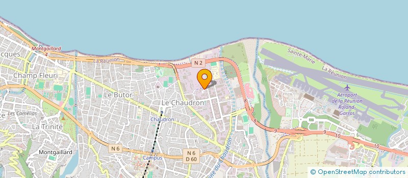 localisation de l'entreprise CASERNE DES TROIS MARES à SAINT-DENIS