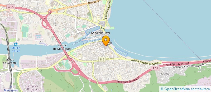 localisation de l'entreprise CASERTA à MARTIGUES
