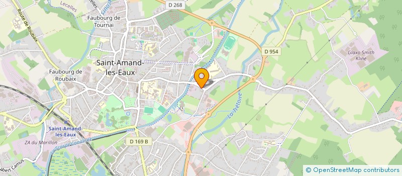 localisation de l'entreprise CASES LOISIRS  ST AMAND-LES-EAUX